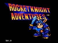 une photo d'Ã©cran de Rocket Knight Adventures sur Sega Megadrive